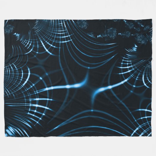 Gesenkelte, scharfe Krallen oder Dornen, royblau Fleecedecke (Vorderseite (Horizontal))