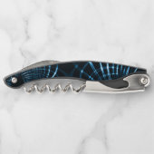 Gesenkelte, scharfe Krallen oder Dornen, royblau Kellnermesser (Rückseite)