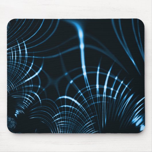 Gesenkelte, scharfe Krallen oder Dornen, royblau Mousepad (Vorne)