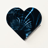 Gesenkelte, scharfe Krallen oder Dornen, royblau Notizblock (Rückseite)