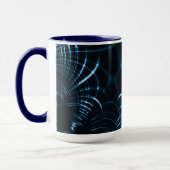 Gesenkelte, scharfe Krallen oder Dornen, royblau Tasse (Links)