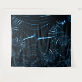 Gesenkelte, scharfe Krallen oder Dornen, royblau Wandteppich (Vorderseite (Horizontal))