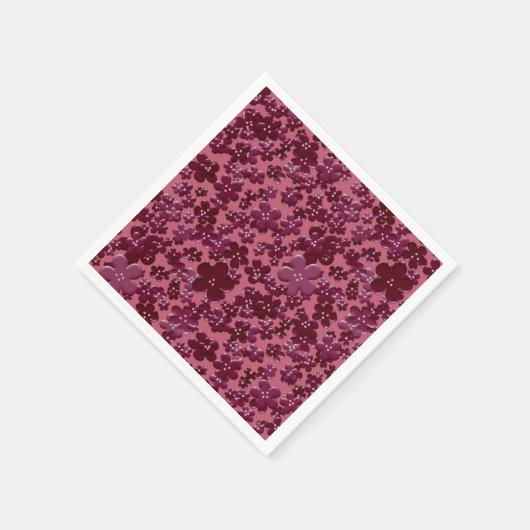 Gesenkte Blume, PAPIERPARTY NAPKINS Serviette (Ecke)