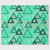 Gesenkte Dreiecke Geschenkpapier (Flach)