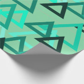 Gesenkte Dreiecke Geschenkpapier (Ecke)