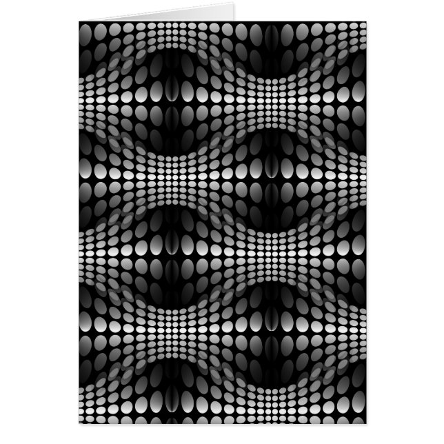 Gesenkte Waves Tapete schwarz-weiß (Vorne)