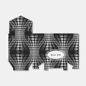 Gesenkte Waves Tapete schwarz-weiß Geschenkschachtel (Ungefaltet)