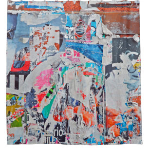 Gesenkte Werbetextur, Hintergrund, Poster, Kunst Duschvorhang