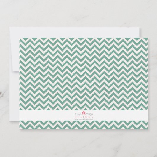 Gesenkte Word-Tiere Einladung zum ersten Geburtsta (Rückseite)