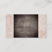 Gesenkter Hintergrund | Wall Grunge Texture Visitenkarte (Rückseite)