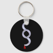 Gesetz Blut Blutstropfen Schlüsselanhänger (Vorderseite)