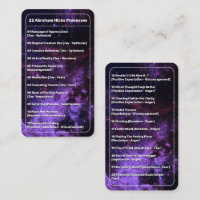 Gesetz der Anziehung 22 Prozesse Liste Galaxy Pock