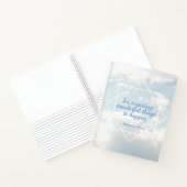 Gesetz der Anziehung Abraham-Hicks Zitat Wolken Notizblock (Innenseite)