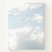 Gesetz der Anziehung Abraham-Hicks Zitat Wolken Notizblock (Rückseite)