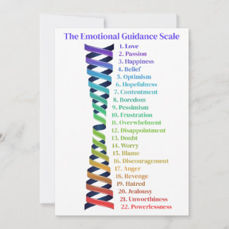 Gesetz der Anziehung - Emotionale Führungsskala Ka Einladung