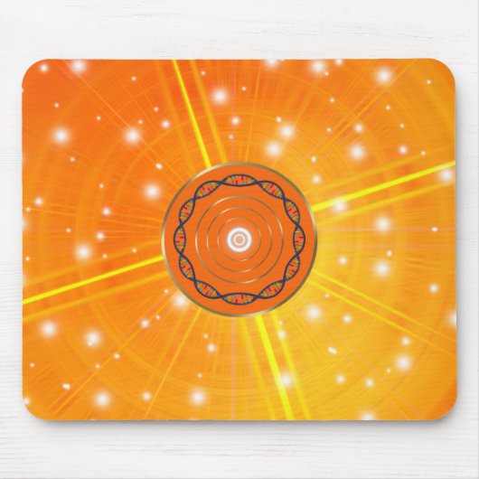 Gesetz der Anziehung Kunstdesign für Mousepad (Vorne)