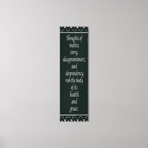 Gesetz der Anziehungskraft-Zitate Leinwanddruck