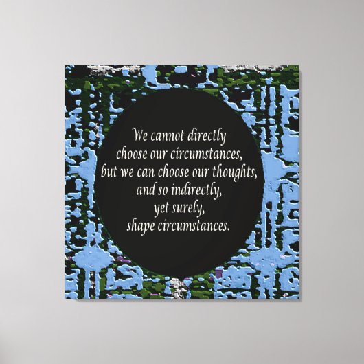 Gesetz der Anziehungsquoten Leinwanddruck (Vorderseite)