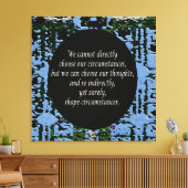 Gesetz der Anziehungsquoten Leinwanddruck (Insitu (Wohnzimmer))