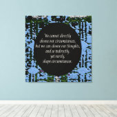 Gesetz der Anziehungsquoten Leinwanddruck (Insitu (Holzboden))