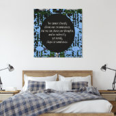 Gesetz der Anziehungsquoten Leinwanddruck (Insitu (Schlafzimmer))