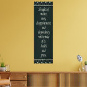 Gesetz der Anziehungsquoten Leinwanddruck (Insitu (Wohnzimmer))