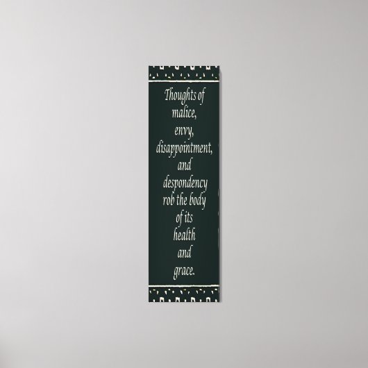 Gesetz der Anziehungsquoten Leinwanddruck (Vorderseite)