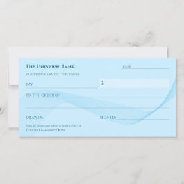 Gesetz der Attraktion Blank Überfluss Karo