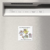Gesetz der Attraktion Cartoon Magnet (In Situ (Geschirrspüler))