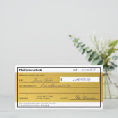 Gesetz der Attraktion Eleganter Gold Überfluss Kar (Stehend Vorderseite)