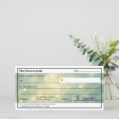 Gesetz der Attraktion grüner Überfluss Karo Flachk (Stehend Vorderseite)