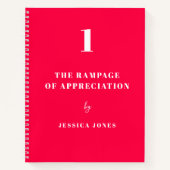 Gesetz der Attraktion Moderne Rampage der Wertschä Notizblock (Vorderseite)