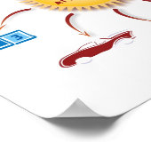 Gesetz der Attraktionsreichweite Rad / Kreis / Son Poster (Ecke)