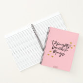 Gesetz der Attraktivität Spiral Notebook Notizblock (Innenseite)