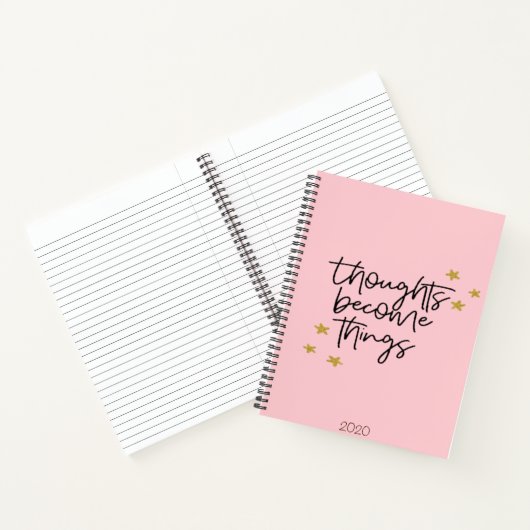 Gesetz der Attraktivität Spiral Notebook Notizblock (Innenseite)