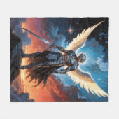 Gesetz des Himmel-Erzengels Michael Fleecedecke (Vorderseite (Horizontal))