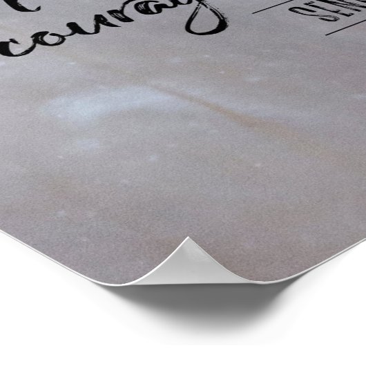 Gesetz des Mutes Poster (Ecke)