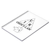 Gesetz des Ohm Notizblock (Linke Seite)