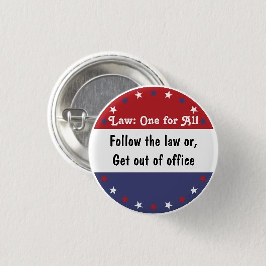 Gesetz: Eins für alle v2 Button (Vorne & Hinten)