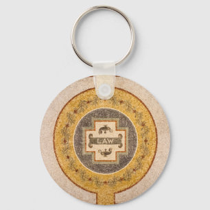 Gesetz in der Kongressbibliothek Schlüsselanhänger
