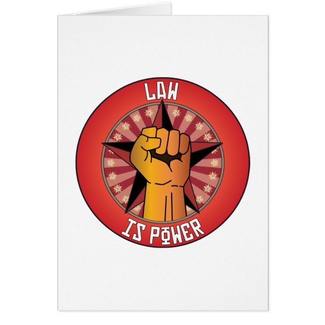 Gesetz ist Power (Vorne)