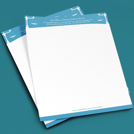 Gesetz Letterhead Briefbogen