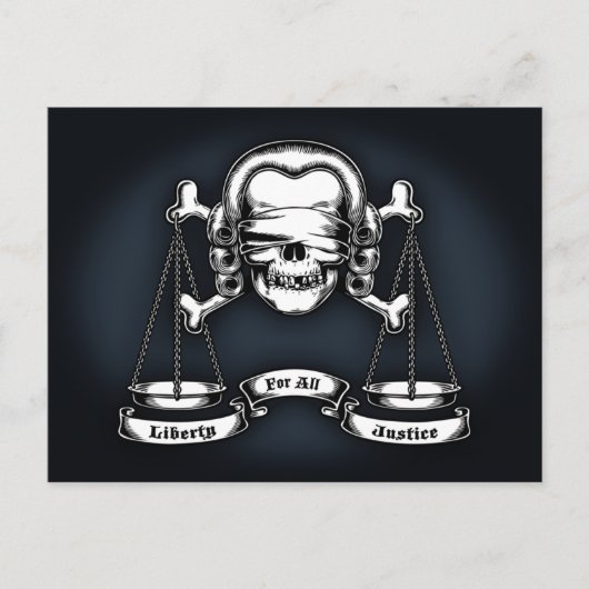 Gesetz Pirate Postkarte (Vorderseite)