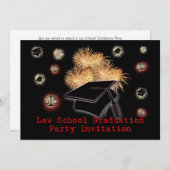Gesetz Schule Graduierung Partei Einladung Schuppe (Vorne/Hinten)