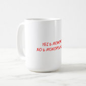 Gesetz-Schule-Nuss Tasse (Vorderseite Links)