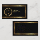 Gesetz u. legale Visitenkarte (Vorne/Hinten)