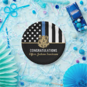 Gesetz über die Einlieferung von Polizeibeamten - Pappteller (Party)