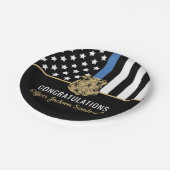 Gesetz über die Einlieferung von Polizeibeamten - Pappteller (Schrägansicht)