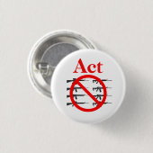 Gesetz über die Kontrolle von Waffen Button (Vorne & Hinten)