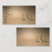 Gesetz Visitenkarte (Vorne/Hinten)